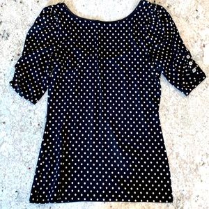 WHBM Polka Dot Top XXS